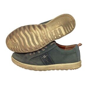 Ecco-Men's 43(9.5) Gray Leather-Casual/Comfort/Fashion Sneakers- 43P534124391647